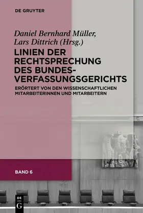 Müller / Dittrich | Linien der Rechtsprechung des Bundesverfassungsgerichts | E-Book | sack.de