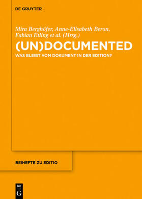 Beron / Berghöfer / Etling | (un)documented | E-Book | sack.de