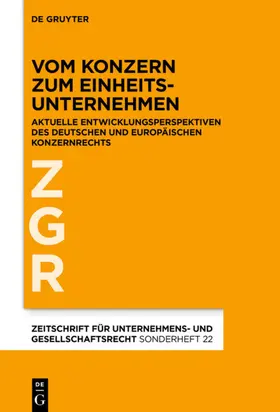 Bergmann / Drescher / Fleischer |  Vom Konzern zum Einheitsunternehmen | eBook | Sack Fachmedien