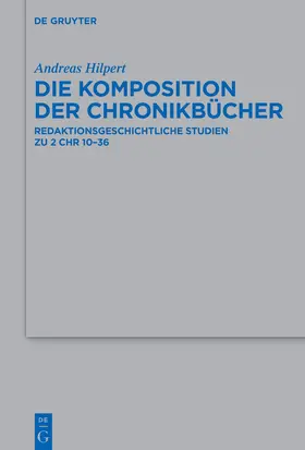 Hilpert |  Die Komposition der Chronikbücher | eBook | Sack Fachmedien