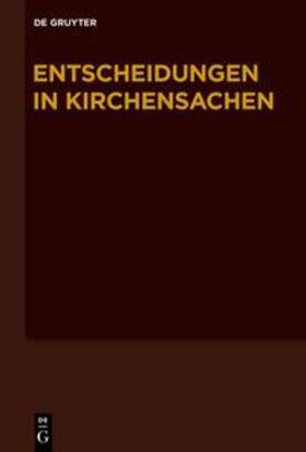 Hering / Lentz / Muckel | Entscheidungen in Kirchensachen seit 1946 / 1.7.2017-31.12.2017 | E-Book | sack.de