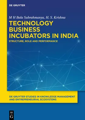 Bala Subrahmanya / Krishna | Technology Business Incubators in India | Buch | sack.de