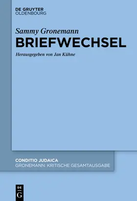 Groenemann / Kühne |  Briefwechsel | Buch |  Sack Fachmedien