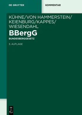 Kühne / Boldt / Hammerstein | BBergG Bundesberggesetz | Buch | 978-3-11-070920-9 | sack.de