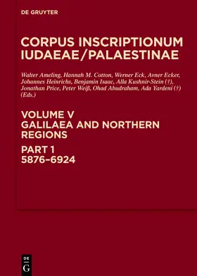 Ameling / Cotton / Eck |  Galilaea and Northern Regions: 5876-6924 | Buch |  Sack Fachmedien