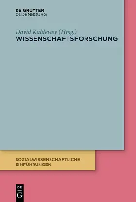 Kaldewey |  Wissenschaftsforschung | eBook | Sack Fachmedien