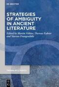 Vöhler / Fuhrer / Frangoulidis |  Strategies of Ambiguity in Ancient Literature | Buch |  Sack Fachmedien