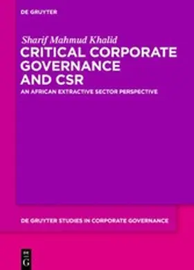 Khalid | Critical Corporate Governance and CSR | E-Book | www.sack.de