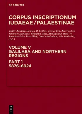 Ameling / Cotton / Eck |  Galilaea and Northern Regions: 5876-6924 | eBook | Sack Fachmedien