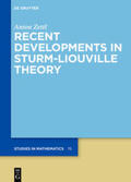 Zettl |  Recent Developments in Sturm-Liouville Theory | eBook | Sack Fachmedien