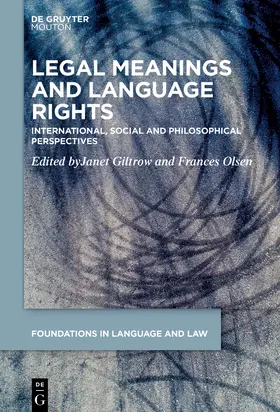 Giltrow / Olsen / Mancini | Legal Meanings | Buch | sack.de
