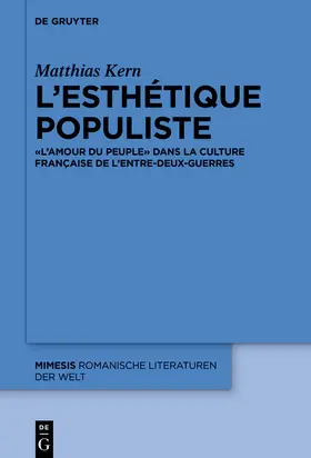 Kern |  L’esthétique populiste | Buch |  Sack Fachmedien