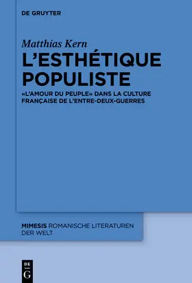 Kern |  L’esthétique populiste | eBook | Sack Fachmedien