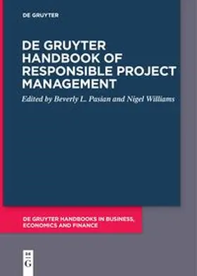 Pasian / Williams | De Gruyter Handbook of Responsible Project Management | E-Book | sack.de