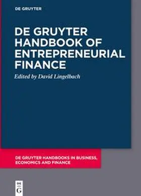 Lingelbach | De Gruyter Handbook of Entrepreneurial Finance | E-Book | sack.de
