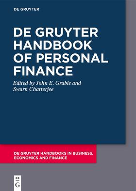 Grable / Chatterjee | De Gruyter Handbook of Personal Finance | Buch | sack.de