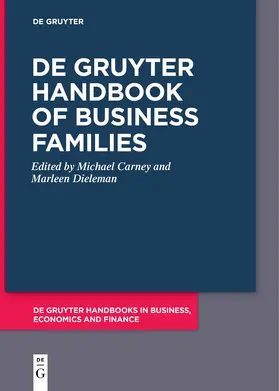 Carney / Dieleman |  De Gruyter Handbook of Business Families | eBook | Sack Fachmedien