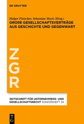 Fleischer / Mock |  Große Gesellschaftsverträge aus Geschichte und Gegenwart | eBook | Sack Fachmedien