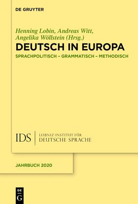 Lobin / Witt / Wöllstein | Deutsch in Europa | Buch | 978-3-11-073519-2 | sack.de