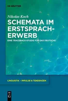 Koch |  Schemata im Erstspracherwerb | Buch |  Sack Fachmedien