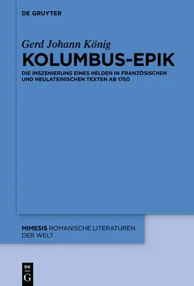 König | Kolumbus-Epik | Buch | 978-3-11-073737-0 | sack.de