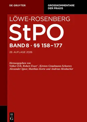 Erb / Merz |  §§ 158-177 | Buch |  Sack Fachmedien