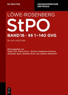 Gittermann / Mann / Mosbacher |  §§ 1-140 GVG | Buch |  Sack Fachmedien