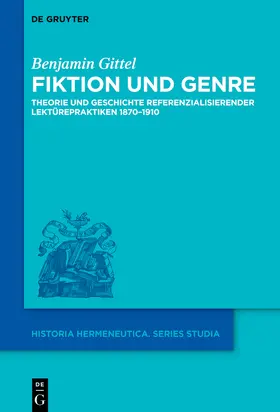 Gittel | Fiktion und Genre | Buch | 978-3-11-073796-7 | www.sack.de
