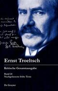 Graf / Troeltsch |  Nachgelassene frühe Texte | Buch |  Sack Fachmedien