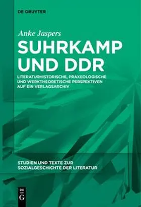 Jaspers |  Suhrkamp und DDR | Buch |  Sack Fachmedien