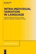 Werth / Bülow / Pfenninger |  Intra-individual Variation in Language | eBook | Sack Fachmedien