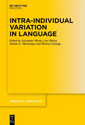Bülow / Werth / Pfenninger | Intra-individual Variation in Language | E-Book | sack.de