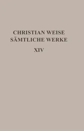 Weise / von Passavant | Schauspiele I | Buch | 978-3-11-074353-1 | www.sack.de