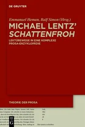 Heman / Simon |  Michael Lentz' ›Schattenfroh‹ | eBook | Sack Fachmedien
