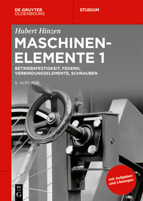 Hinzen |  Basiswissen Maschinenelemente 1 | Buch |  Sack Fachmedien