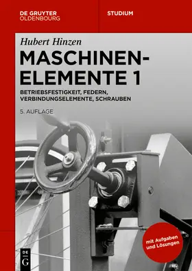 Hinzen |  Basiswissen Maschinenelemente 1 | Buch |  Sack Fachmedien