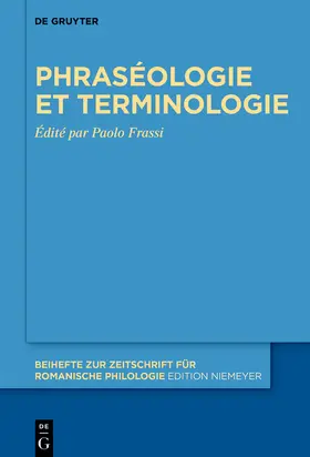 Frassi | Phraséologie et terminologie | Buch | 978-3-11-074959-5 | sack.de