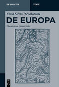 Piccolomini |  Enea Silvio Piccolomini: De Europa | Buch |  Sack Fachmedien