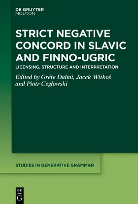 Dalmi / Witkos / Witkos |  Strict Negative Concord in Slavic and Finno-Ugric | eBook | Sack Fachmedien