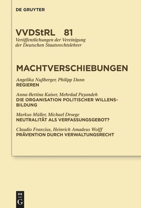 Walter | Machtverschiebungen | E-Book | sack.de