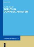 Schiff |  Topics in Complex Analysis | eBook | Sack Fachmedien