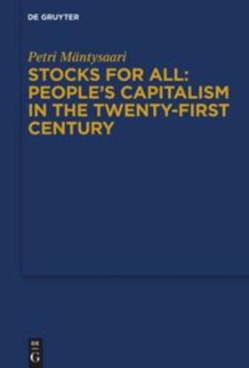 Mäntysaari | Mäntysaari, P: Stocks for All: People's Capitalism in the Tw | Buch | 978-3-11-076097-2 | sack.de
