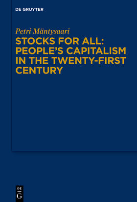 Mäntysaari | Stocks for All: People’s Capitalism in the Twenty-First Century | E-Book | sack.de