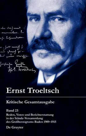 Haury / Troeltsch / Hübinger |  Reden, Voten und Berichterstattung in der Stände-Versammlung des Großherzogtums Baden 1909–1915 | eBook | Sack Fachmedien