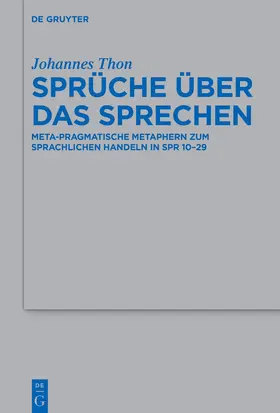 Thon |  Sprüche über das Sprechen | eBook | Sack Fachmedien