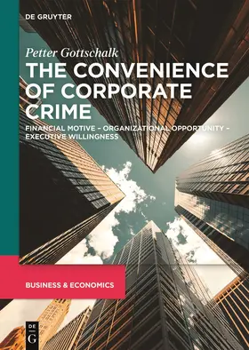 Gottschalk |  The Convenience of Corporate Crime | Buch |  Sack Fachmedien