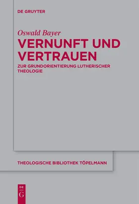 Bayer |  Vernunft und Vertrauen | Buch |  Sack Fachmedien