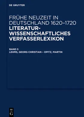 Arend / Jahn / Robert |  Lehms, Georg Christian – Opitz, Martin | Buch |  Sack Fachmedien