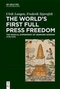 Langen / Stjernfelt |  The World's First Full Press Freedom | eBook | Sack Fachmedien