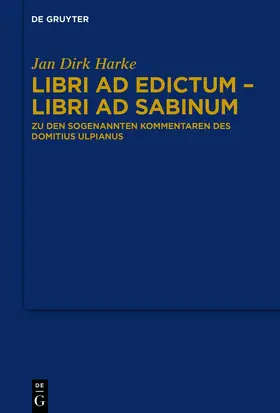 Harke | Libri ad edictum – libri ad Sabinum | E-Book | sack.de